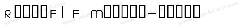 RockoFLF Medium字体转换